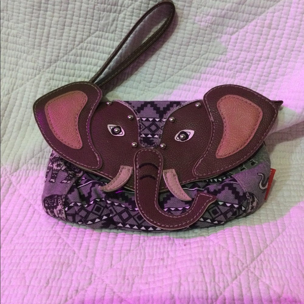 UNION BAY PURSE 9” x 6” Elephant Design